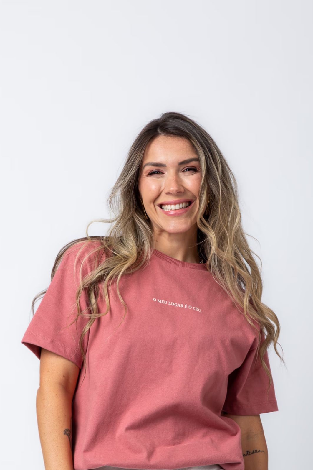 TRIO CÉU ROSÉ T-SHIRT + CALÇA + LENÇO TRIO CÉU ROSÉ T-SHIRT + CALÇA + LENÇO