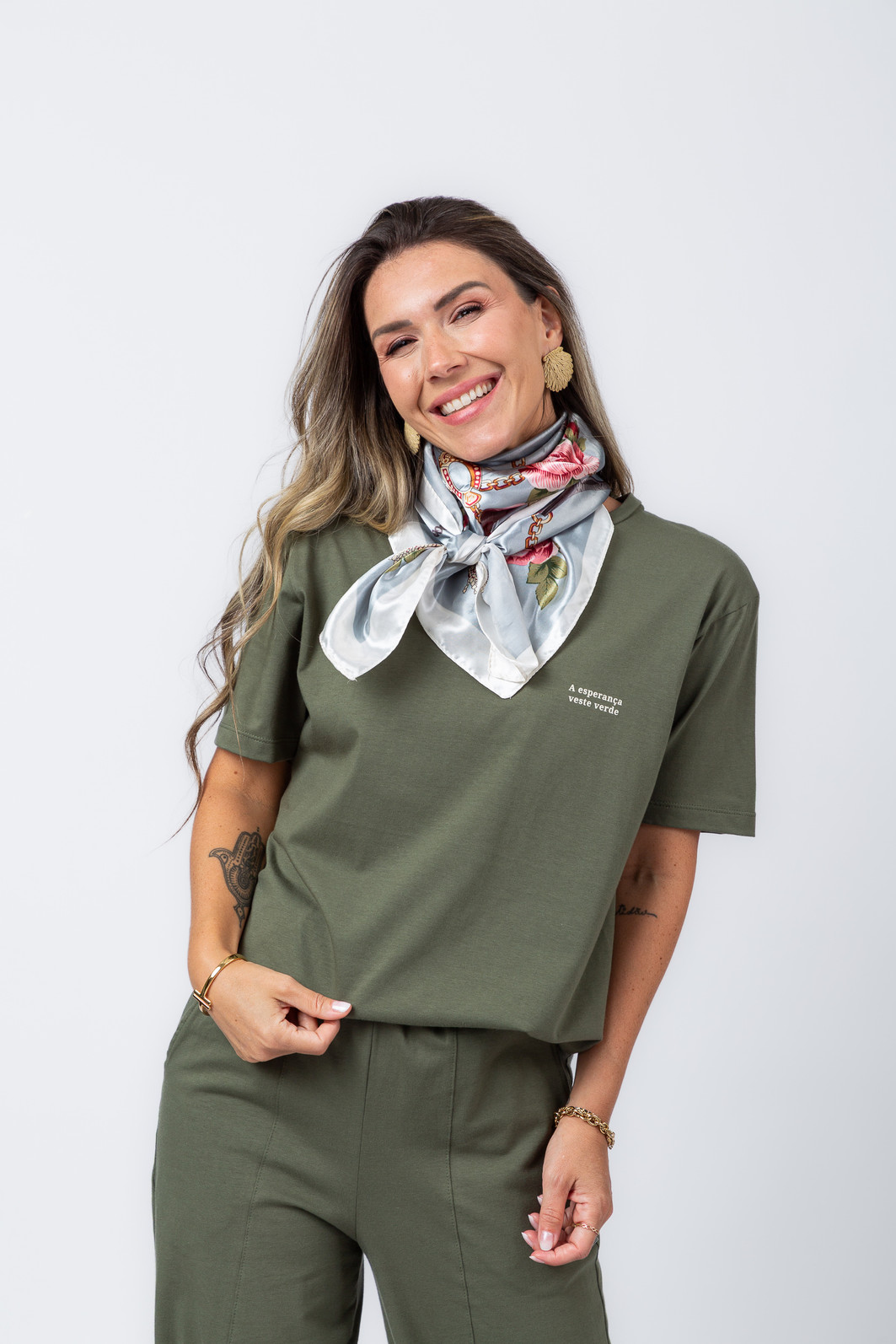 T-SHIRT OVERSIZED ESPERANÇA VERDE