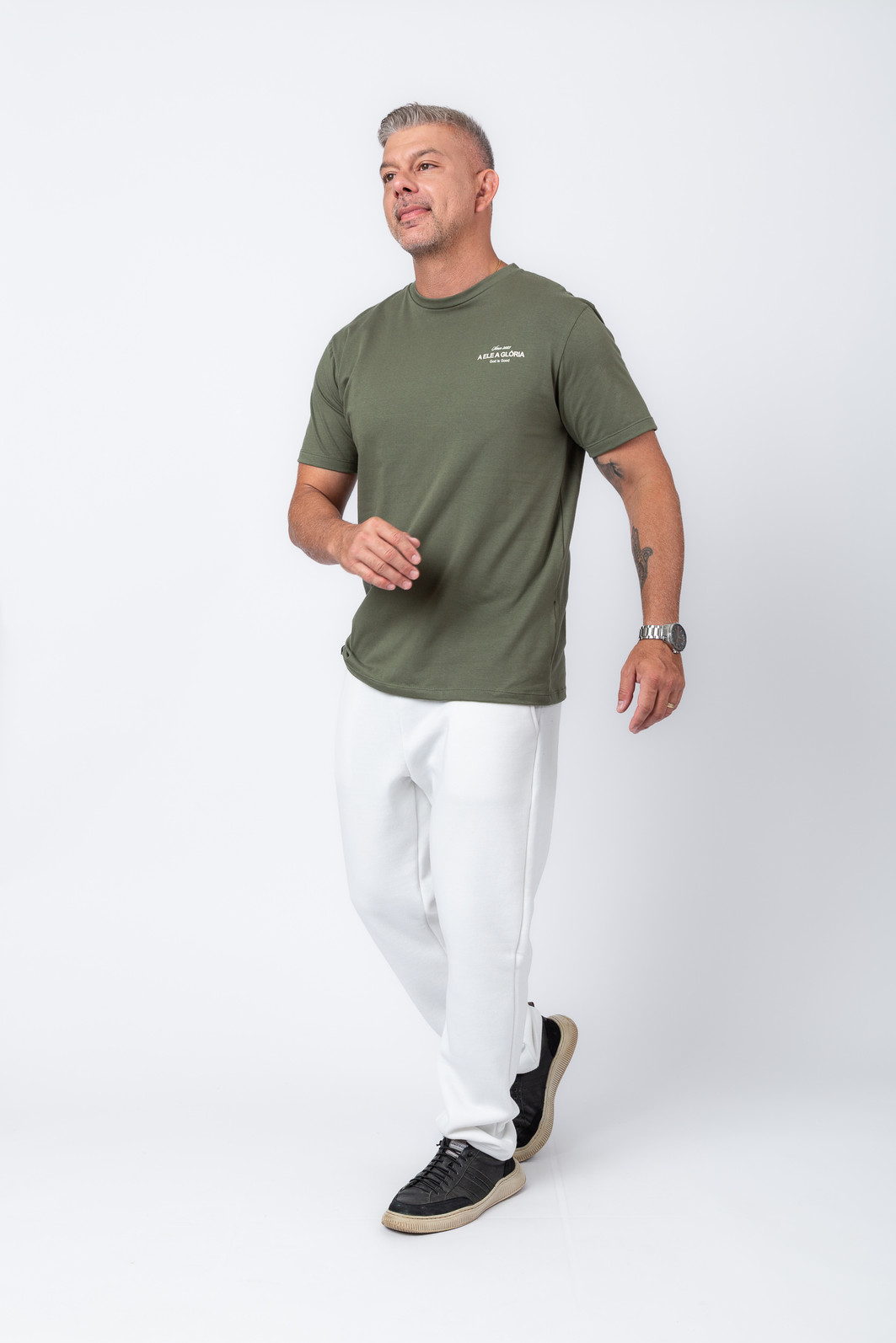 CAMISETA A ELE A GLORIA VERDE