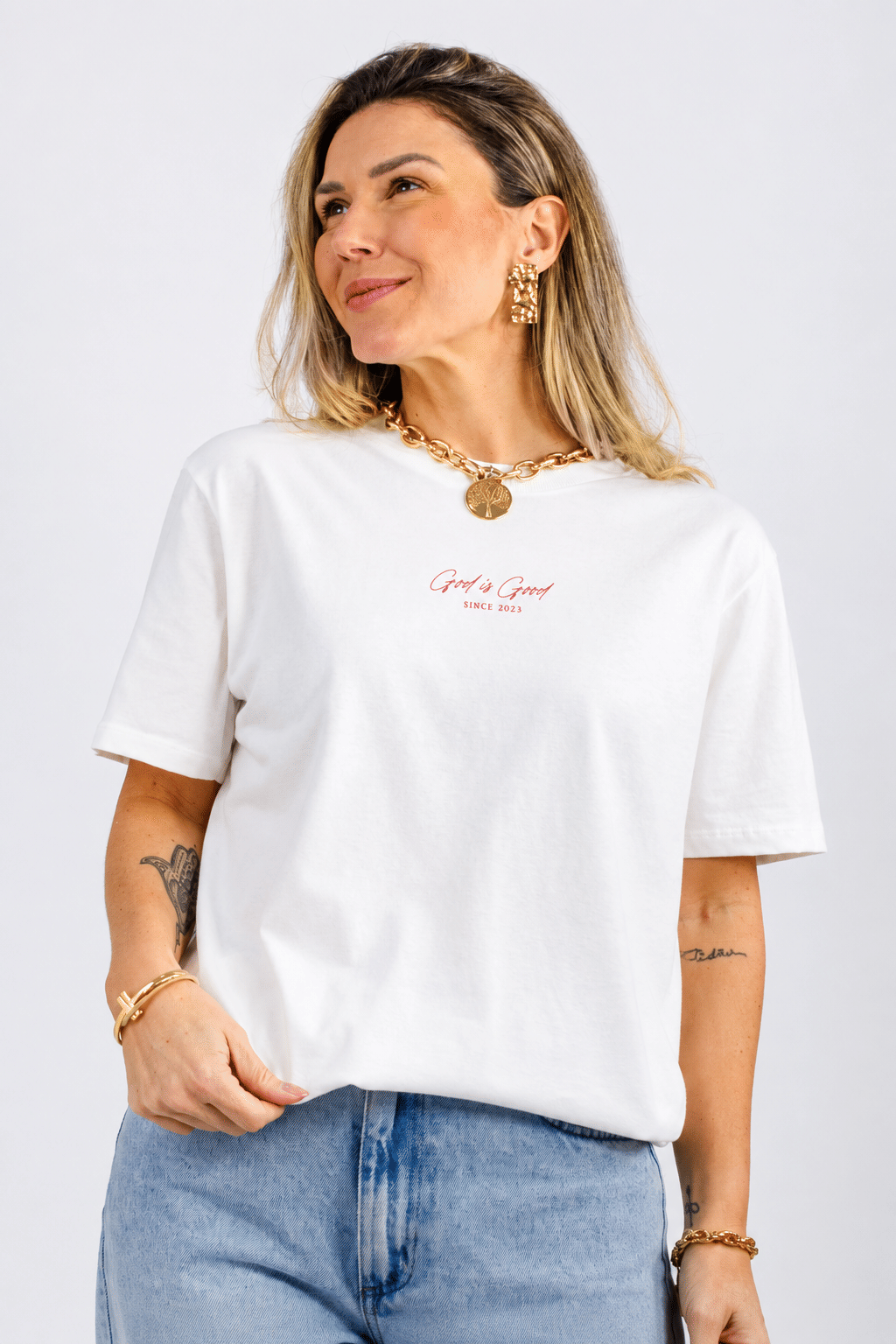 T-SHIRT OVERSIZED THE BLOOD BRANCA T-SHIRT OVERSIZED THE BLOOD BRANCA
