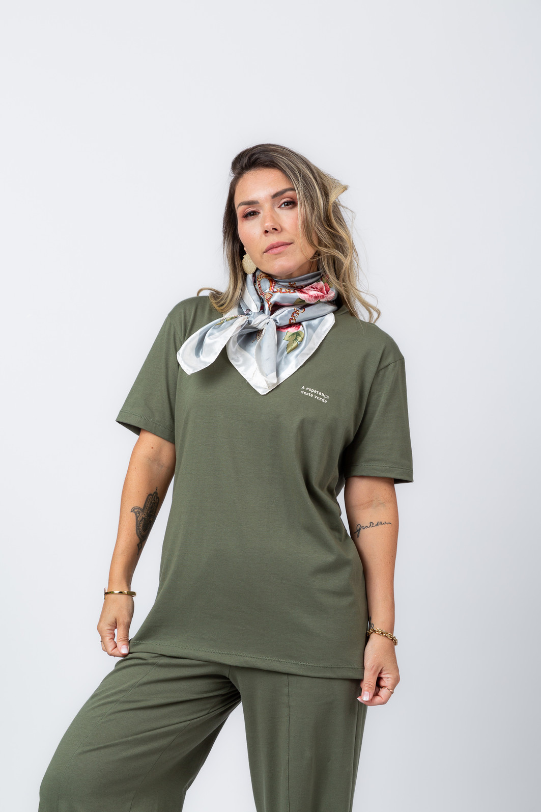T-SHIRT OVERSIZED ESPERANÇA VERDE