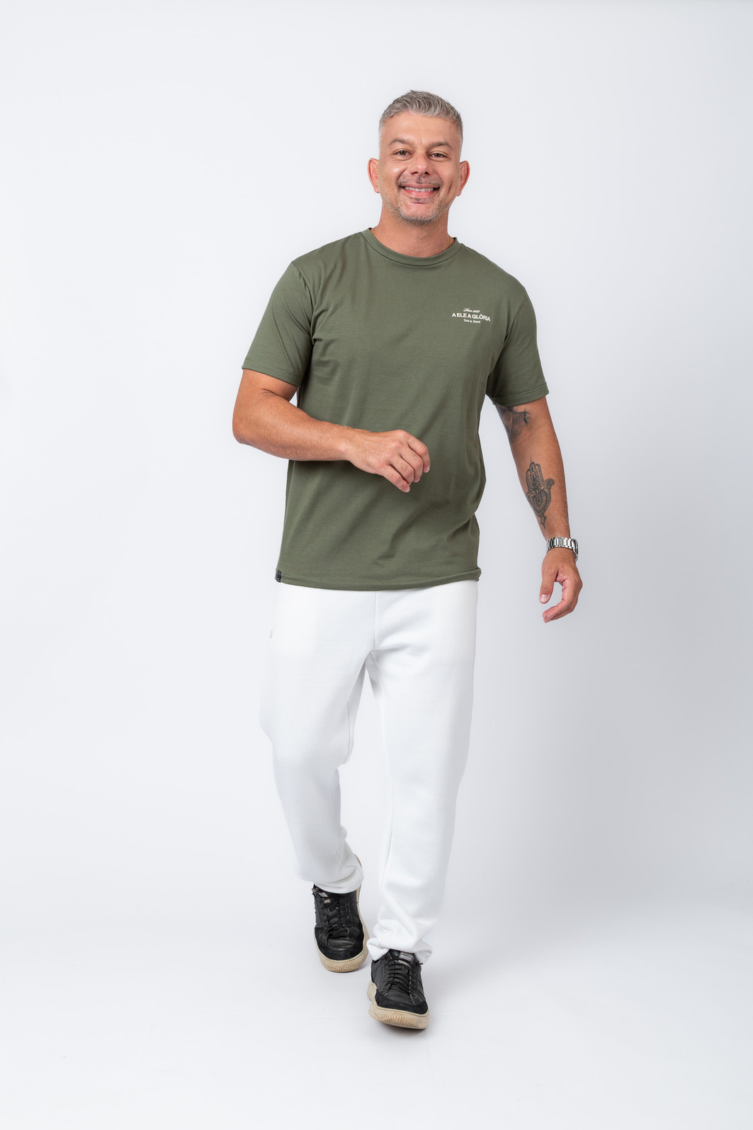 CAMISETA A ELE A GLORIA VERDE