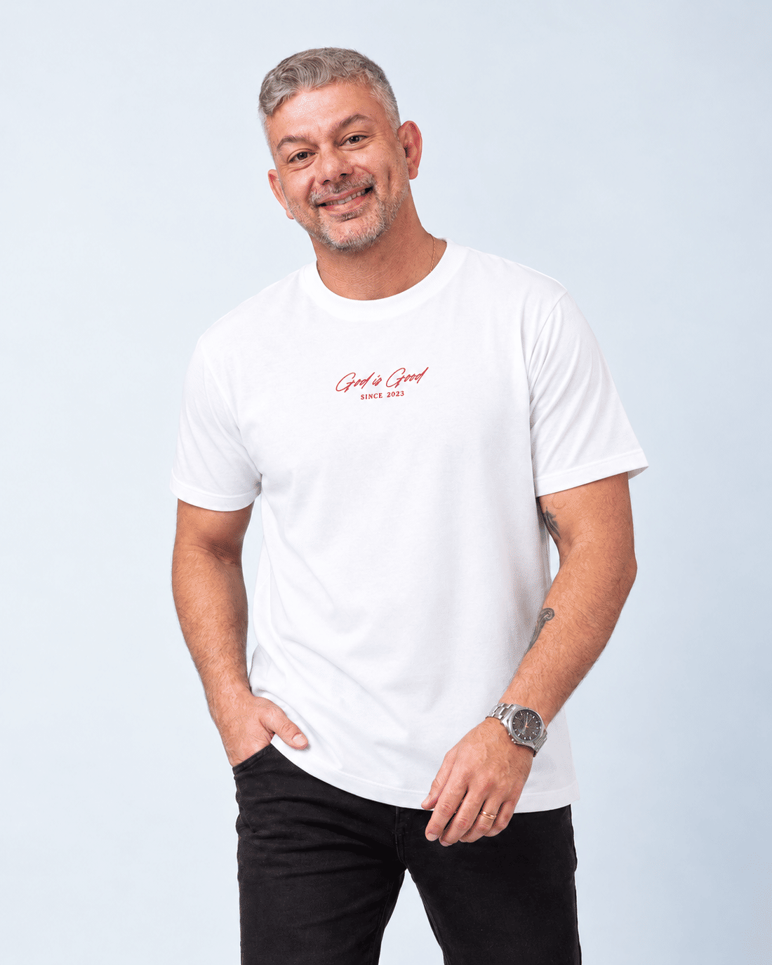 CAMISETA MASCULINA THE BLOOD BRANCA CAMISETA MASCULINA THE BLOOD BRANCA