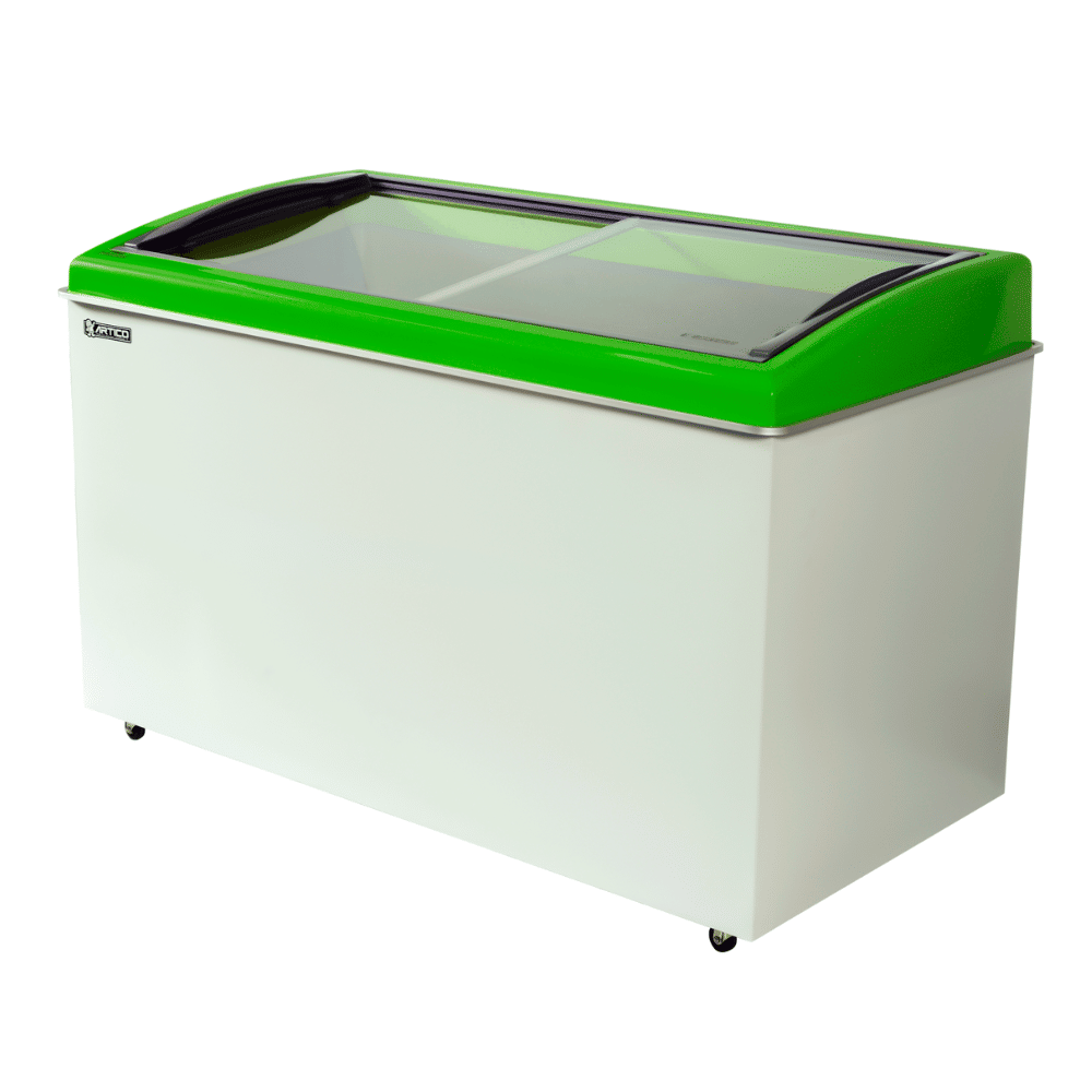 CONGELADOR FREEZER EXPOSITOR VITRINE SHOW SC 424 VERDE CAP EQUIV 460 LT - SLIM