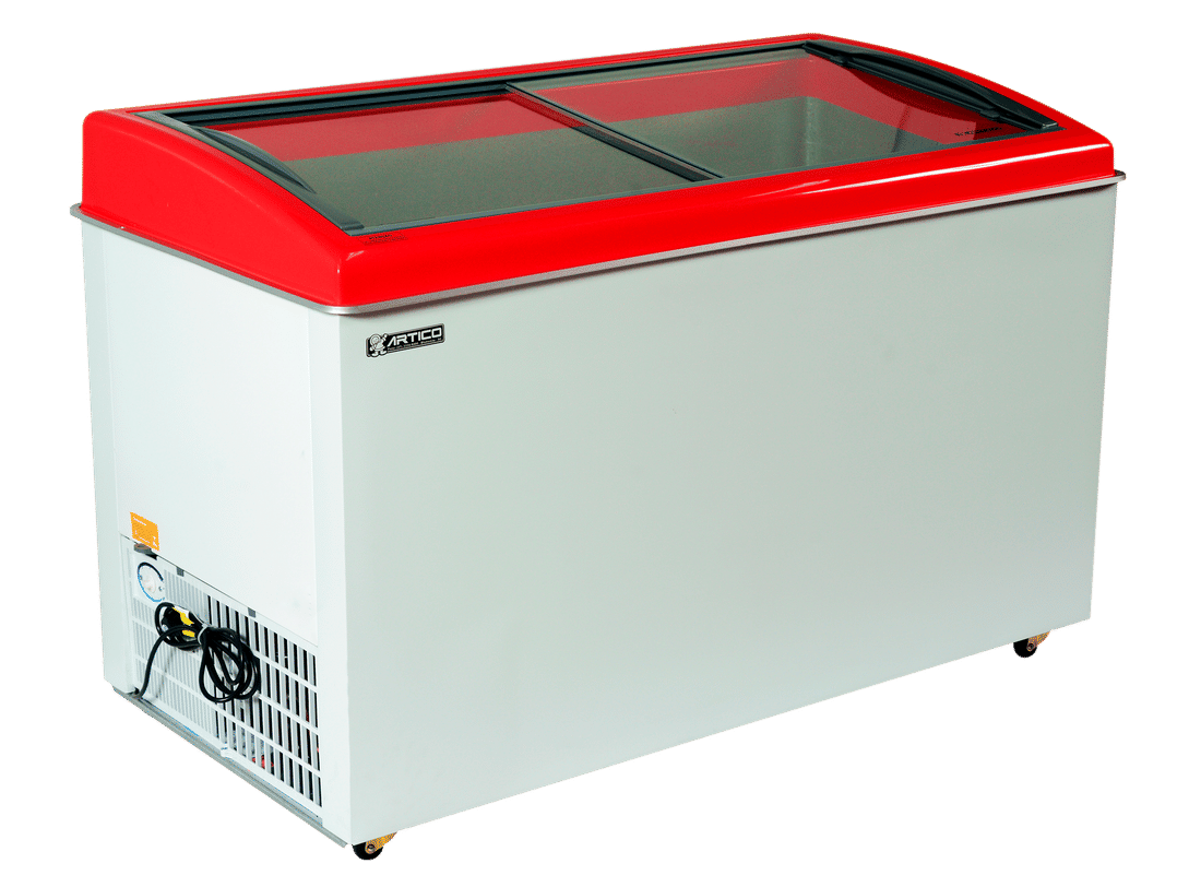 CONGELADOR FREEZER EXPOSITOR VITRINE SHOW SC 424 VERMELHO CAP EQUIV 460 LT - SLIM