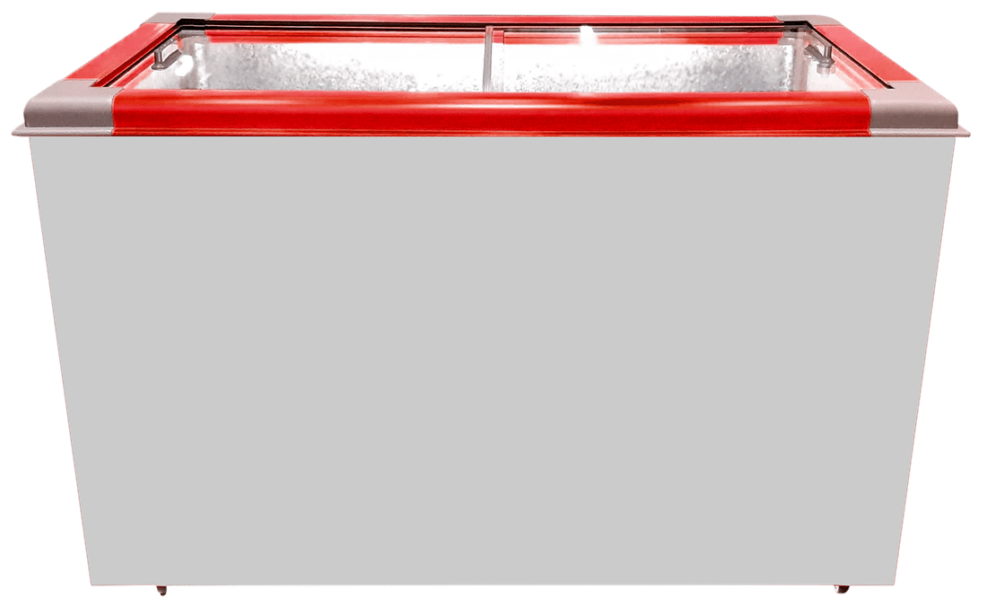 CONGELADOR FREEZER EXPOSITOR VITRINE ECO 350 .E. VERMELHO CAP EQUIV 380 LT