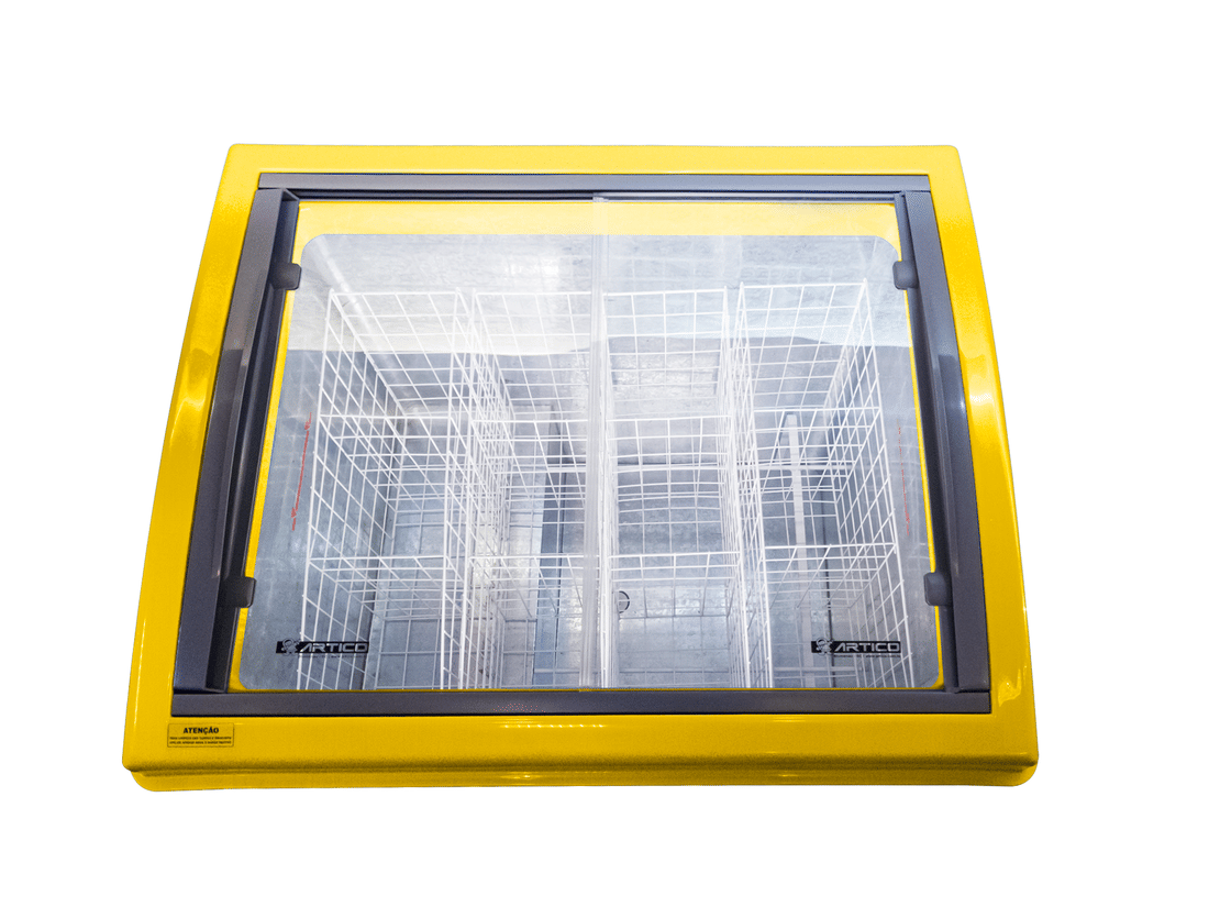 CONGELADOR FREEZER EXPOSITOR VITRINE SHOW SC 224 AMARELO CAP EQUIV 300 LT CONGELADOR FREEZER EXPOSITOR VITRINE SHOW SC 224 AMARELO CAP EQUIV 300 LT