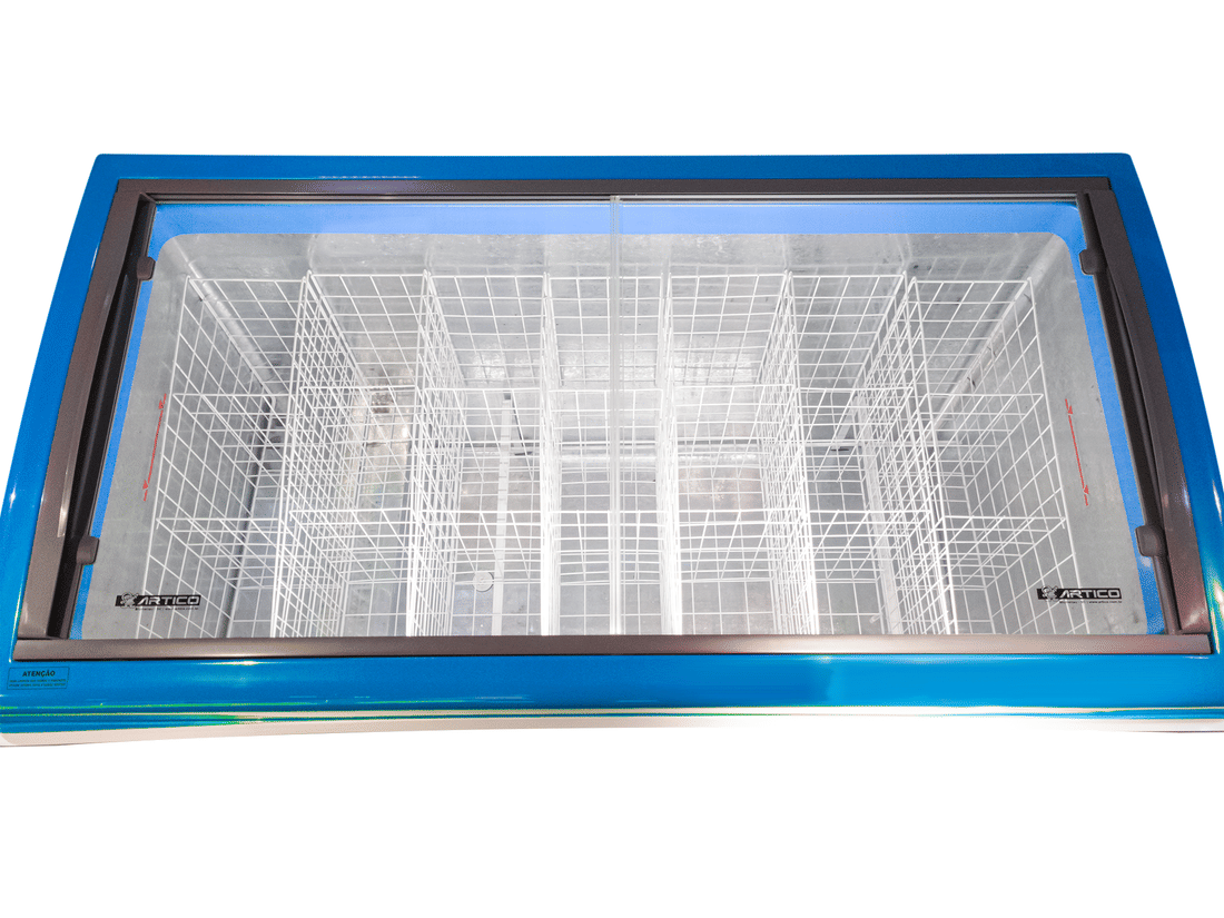 CONGELADOR FREEZER EXPOSITOR VITRINE SHOW SC 424 AZUL CAP EQUIV 460 LT - SLIM