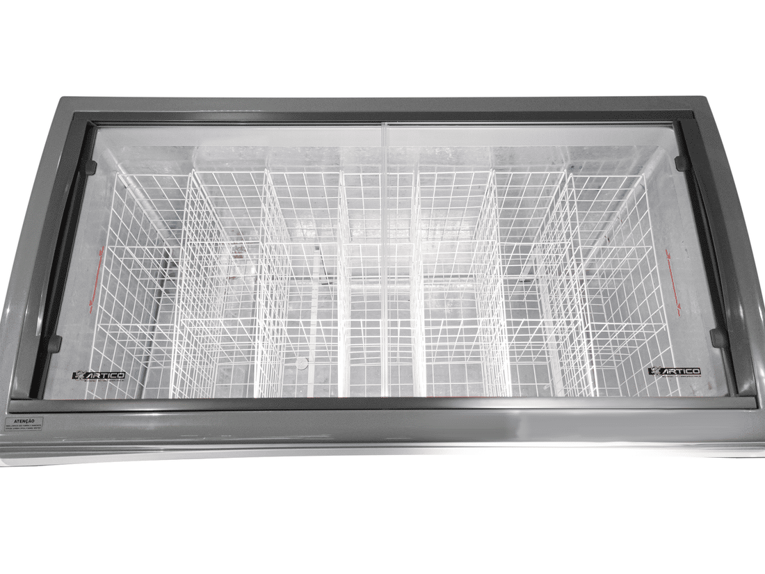 CONGELADOR FREEZER EXPOSITOR VITRINE SHOW SC 424 CINZA CAP EQUIV 460 LT - SLIM