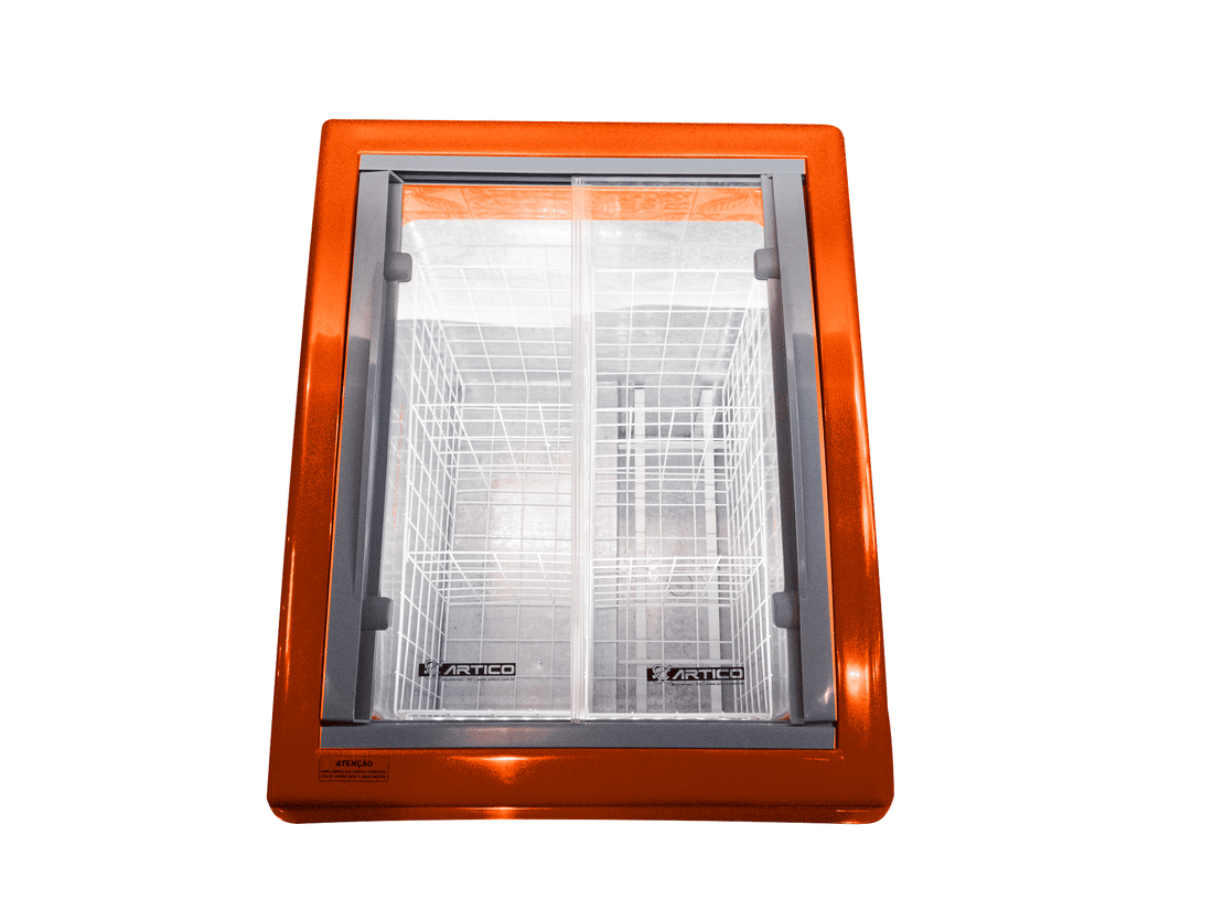 CONGELADOR FREEZER EXPOSITOR VITRINE SHOW SC 124 LARANJA CAP EQUIV 120 LT