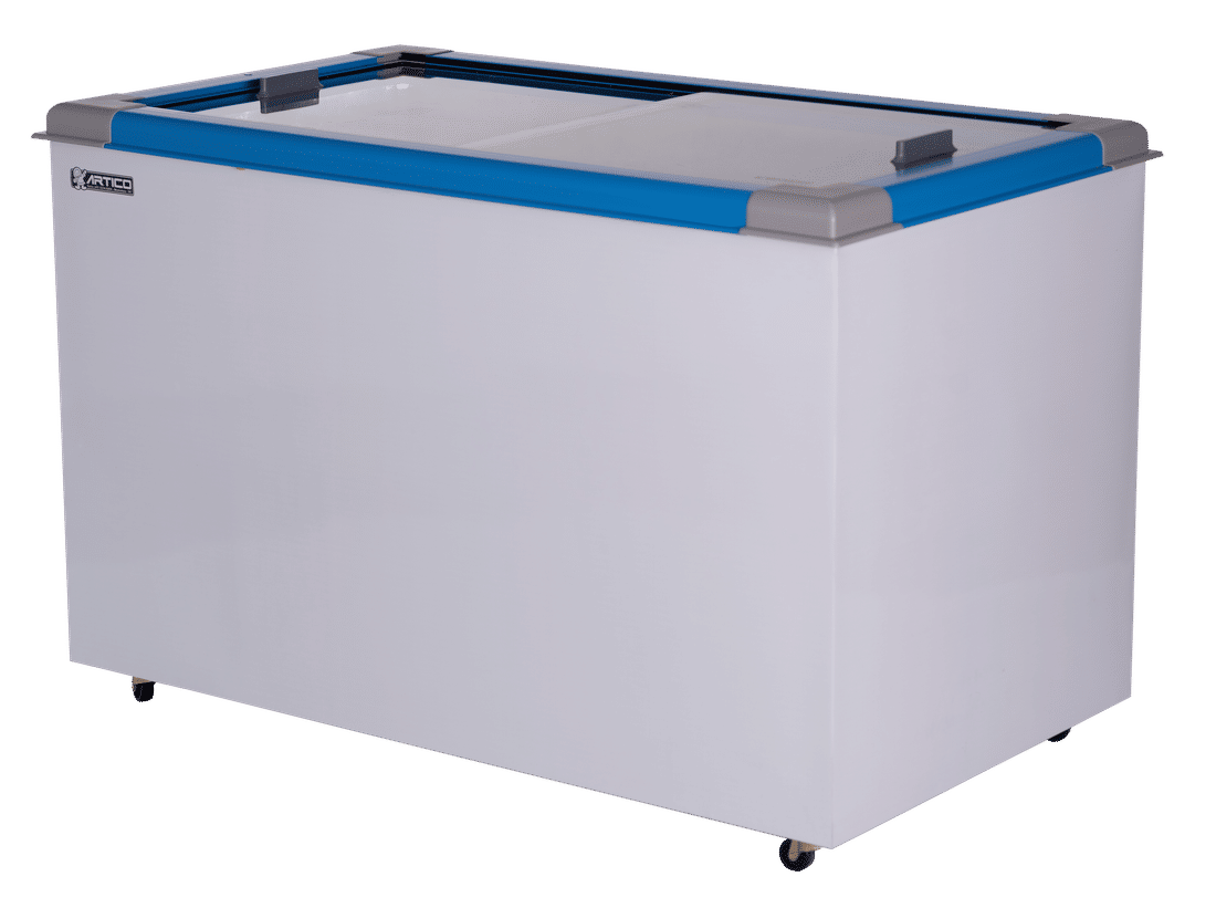 CONGELADOR FREEZER EXPOSITOR VITRINE ECO 450 .E. AZUL CAP EQUIV 430 LT