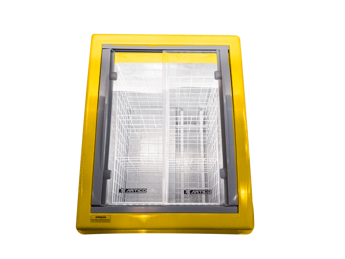 CONGELADOR FREEZER EXPOSITOR VITRINE SHOW SC 124 AMARELO CAP EQUIV 120 LT CONGELADOR FREEZER EXPOSITOR VITRINE SHOW SC 124 AMARELO CAP EQUIV 120 LT