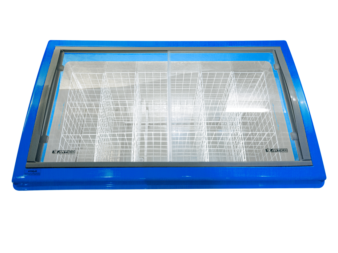 CONGELADOR FREEZER EXPOSITOR VITRINE SHOW SC 324 AZUL CAP EQUIV 400 LT - SLIM CONGELADOR FREEZER EXPOSITOR VITRINE SHOW SC 324 AZUL CAP EQUIV 400 LT - SLIM