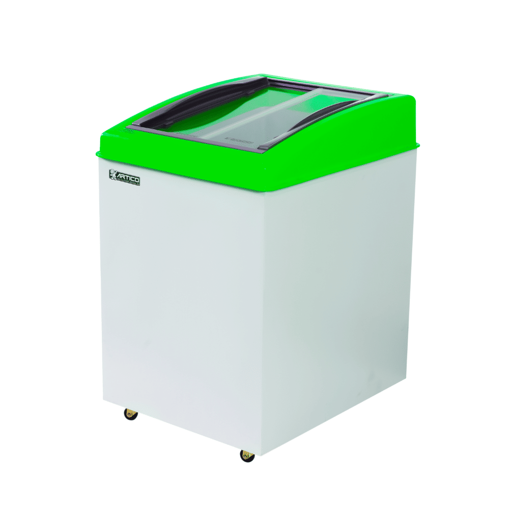 CONGELADOR FREEZER EXPOSITOR VITRINE SHOW SC 124 VERDE CAP EQUIV 120 LT
