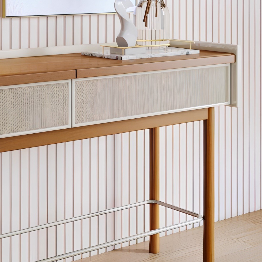 Aparador Imcal Dune 140cm Off White/Nature