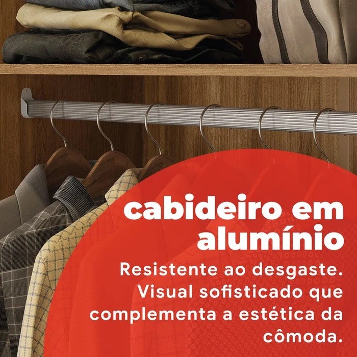 Cômoda Flora Demóbile 4 Gavetas e 1 Porta – Amendola Touch Cômoda Flora Demóbile 4 Gavetas e 1 Porta – Amendola Touch