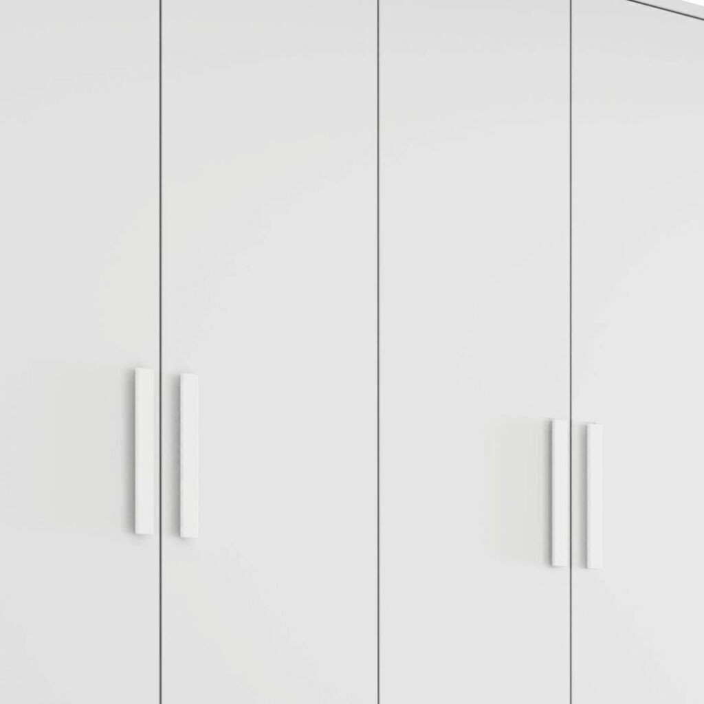 Guarda-Roupa Casal Em MDF 6 Portas Bianchi Nina Branco Guarda-Roupa Casal Em MDF 6 Portas Bianchi Nina Branco