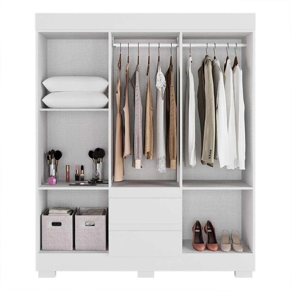 Guarda-Roupa Maya 6 Portas Branco - Acp Móveis