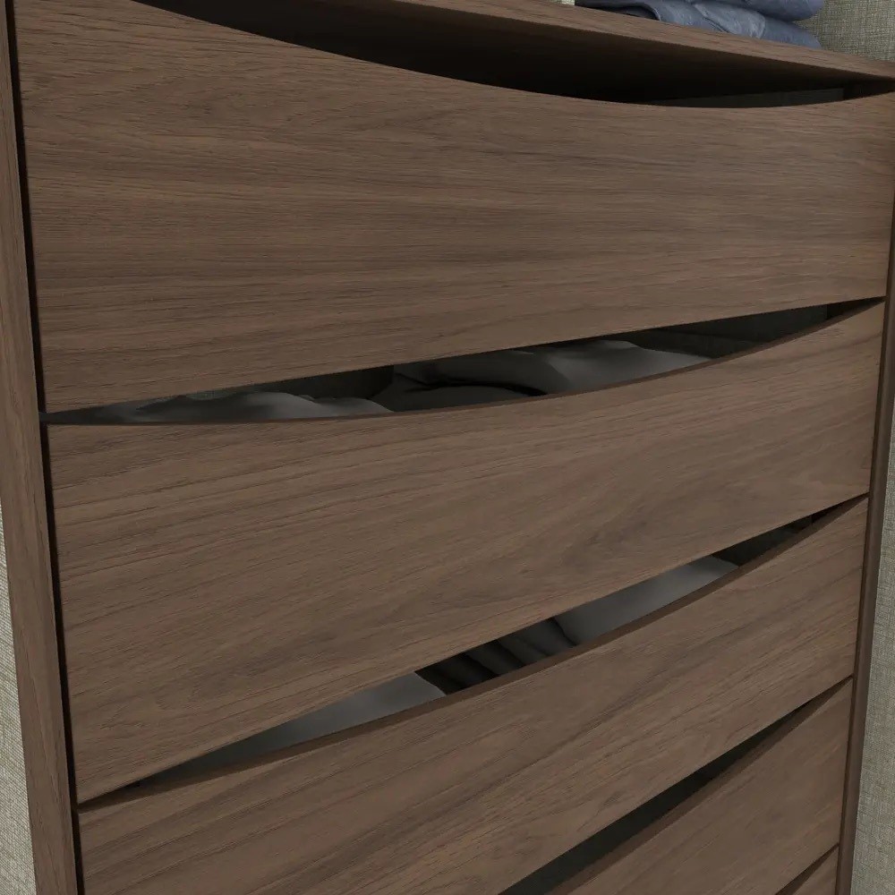 Guarda-roupa Casal Belori 6 Portas Castanho - Henn Guarda-roupa Casal Belori 6 Portas Castanho - Henn