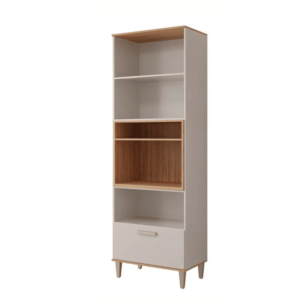 Paneleiro de Cozinha Bella 1 Forno c/1 Gaveta e 3 Portas Basculantes 70 cm Off White/Freijo - MGM Paneleiro de Cozinha Bella 1 Forno c/1 Gaveta e 3 Portas Basculantes 70 cm Off White/Freijo - MGM