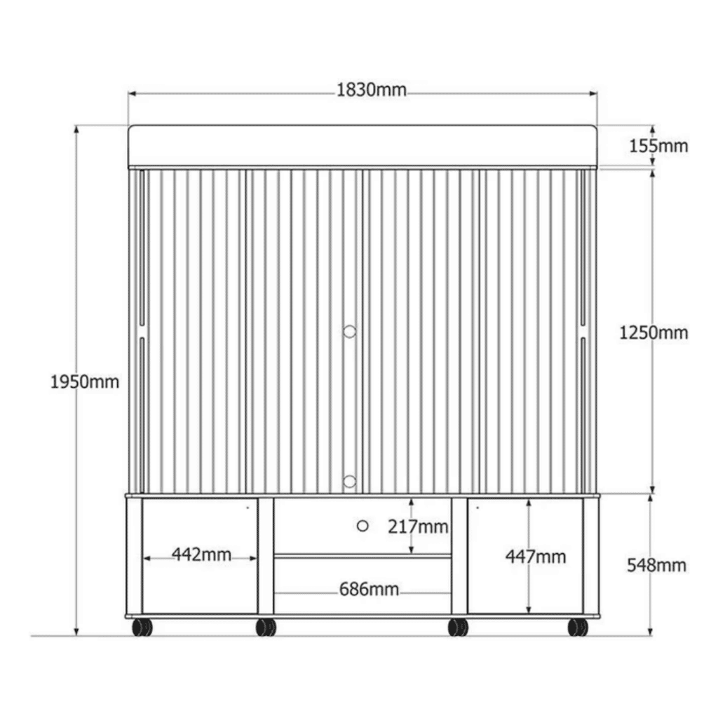 Estante Home Para TV 75 Polegadas com LED e Rodízios Lukaliam Florença Off White/Freijó Impressão 3D Estante Home Para TV 75 Polegadas com LED e Rodízios Lukaliam Florença Off White/Freijó Impressão 3D
