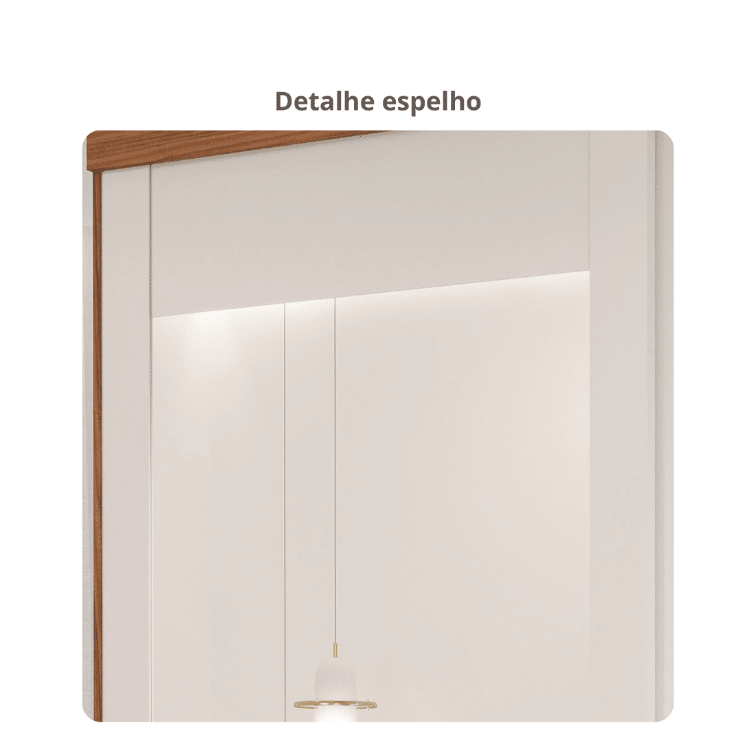 Guarda-Roupa Casal Com Espelho 2 Portas de Correr 100% MDF Panan Móveis Flora Cinamomo/Off White Guarda-Roupa Casal Com Espelho 2 Portas de Correr 100% MDF Panan Móveis Flora Cinamomo/Off White