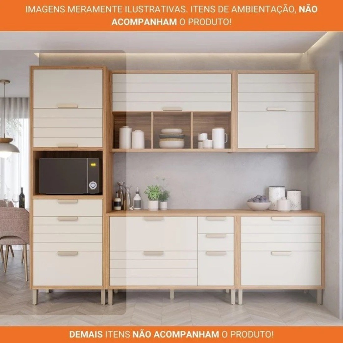 Paneleiro Torre Quente Eloise 70cm 3pt 2gav MGM Freijo/ Off white Paneleiro Torre Quente Eloise 70cm 3pt 2gav MGM Freijo/ Off white