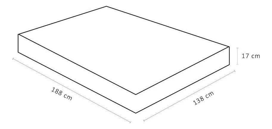 Colchão Casal Ortobom D45 138x188x17 Light Colchão Casal Ortobom D45 138x188x17 Light