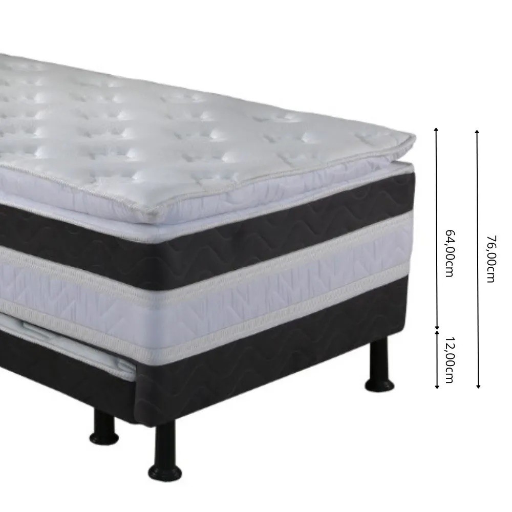 Cama Bibox Solteiro Conjugada com Auxiliar 88x188x64 Ouro Design Cama Bibox Solteiro Conjugada com Auxiliar 88x188x64 Ouro Design