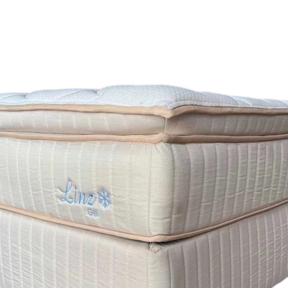 Conjunto Base Box + Colchão Casal Molas Ensacadas Linz Gel 138x188x69 Plumatex Conjunto Base Box + Colchão Casal Molas Ensacadas Linz Gel 138x188x69 Plumatex