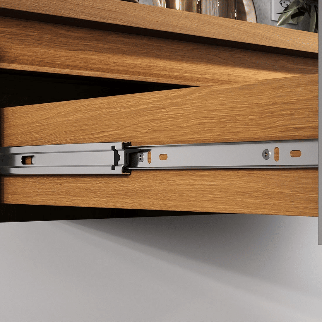 Cozinha Itatiaia Lúmina 3 Módulos 270cm em MDF Cinamomo/Fendi Cozinha Itatiaia Lúmina 3 Módulos 270cm em MDF Cinamomo/Fendi