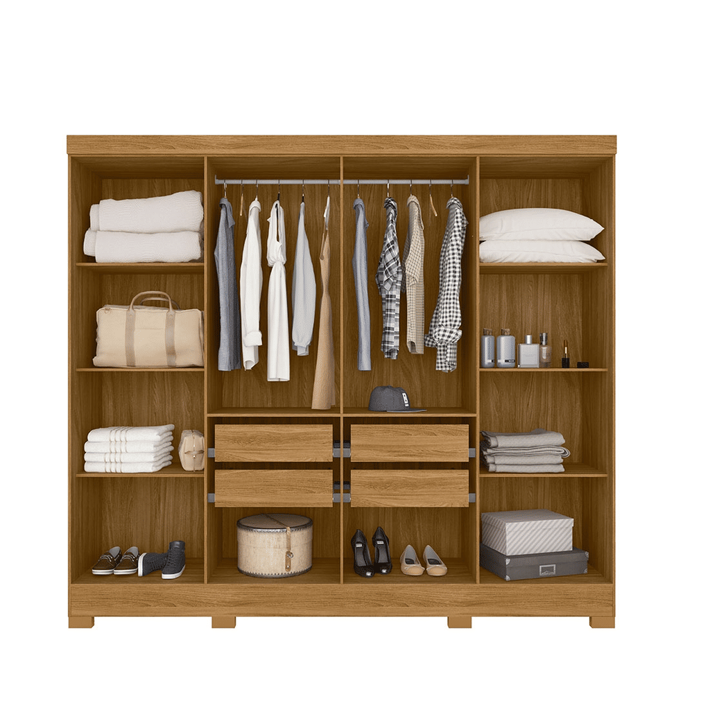 Guarda-Roupa Casal 8 Portas Moval Diplomata Freijó Guarda-Roupa Casal 8 Portas Moval Diplomata Freijó