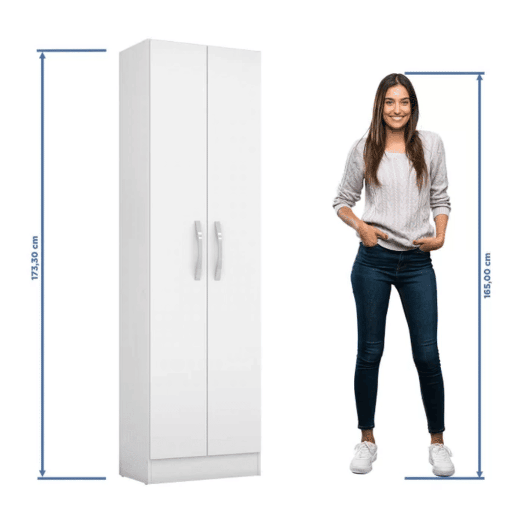 Armário Multiuso 2 Portas NT4045 Branco - Notável Armário Multiuso 2 Portas NT4045 Branco - Notável