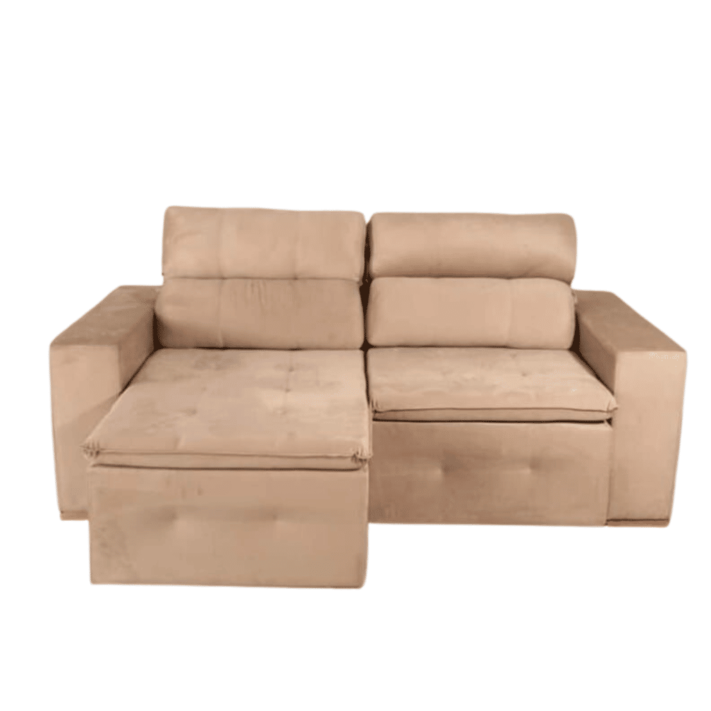 Sofá Retrátil e Reclinável Inovaflex Smart Milenium 3 Lugares Bege