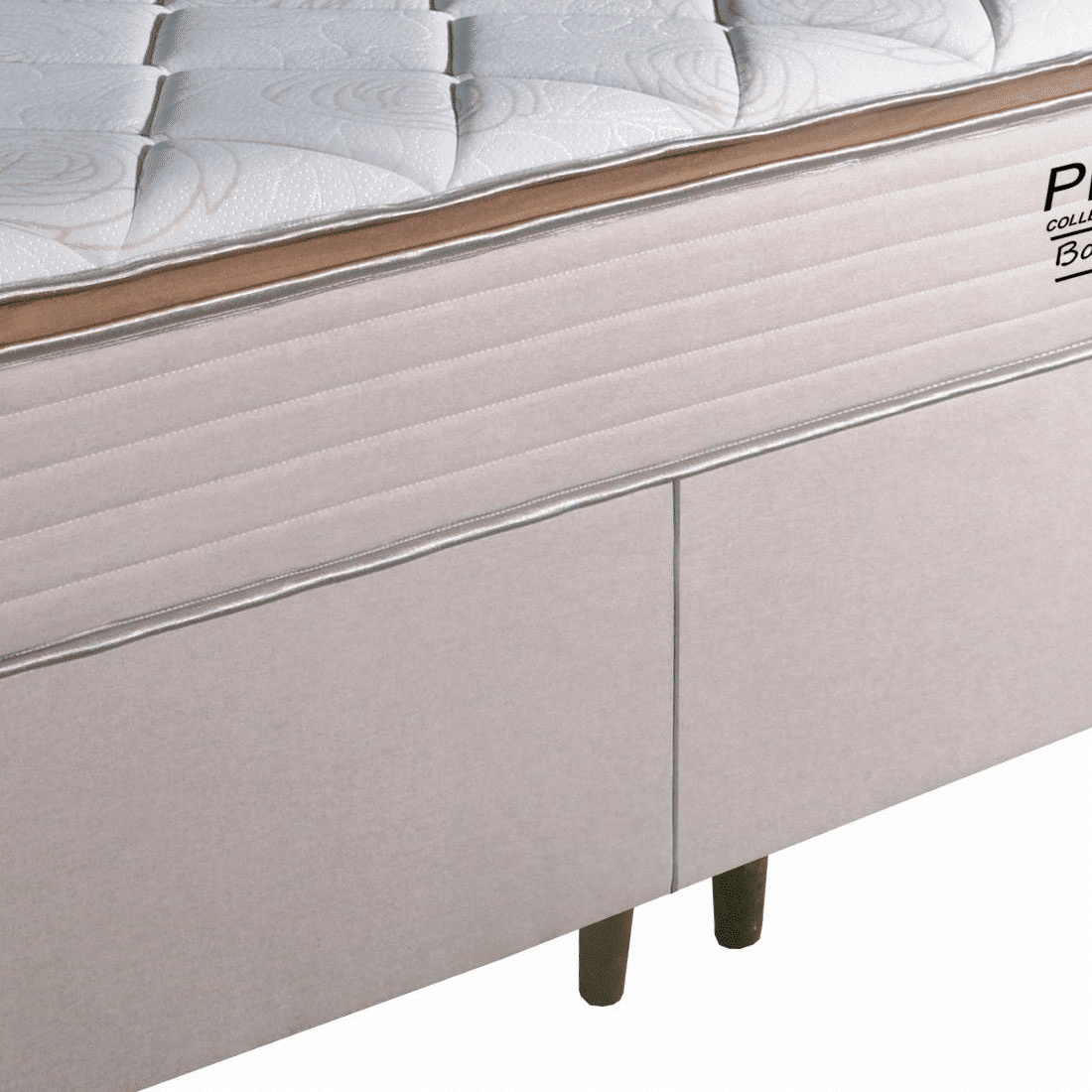 Conjunto Cama Box Queen Size Primore Casal 158cm, EPS com Espuma D45 - Bom Pastor Conjunto Cama Box Queen Size Primore Casal 158cm, EPS com Espuma D45 - Bom Pastor
