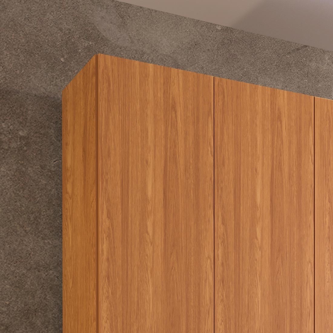 Guarda-roupa Casal 6 Portas 6 Gavetas Versati 242cm Bom Pastor - Nogal