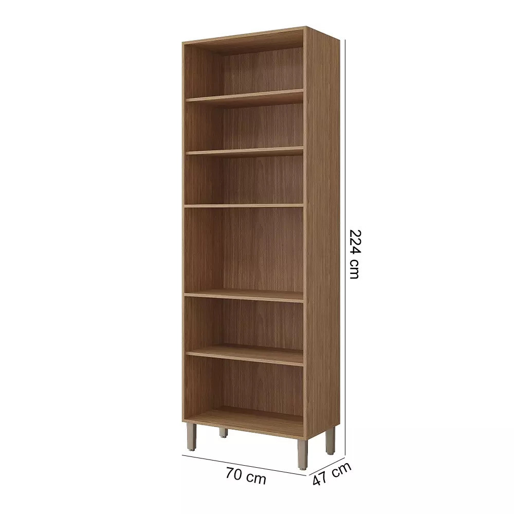 Paneleiro em MDF 4 Portas com Nicho para Forno MGM Divina Freijó/Off White