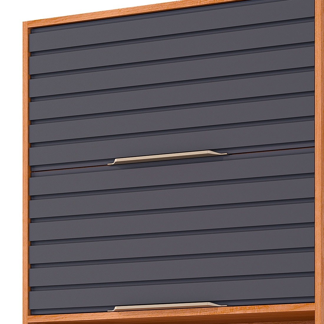 Armário Aéreo Esplendida 80 2 Portas 100% MDF MGM Móveis - Cina/Tit