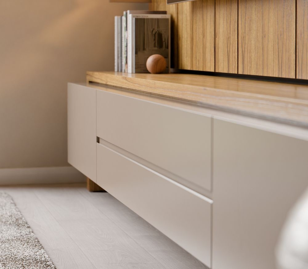 Rack Imcal Nord 2.2 100% MDF Off White/Cinamomo