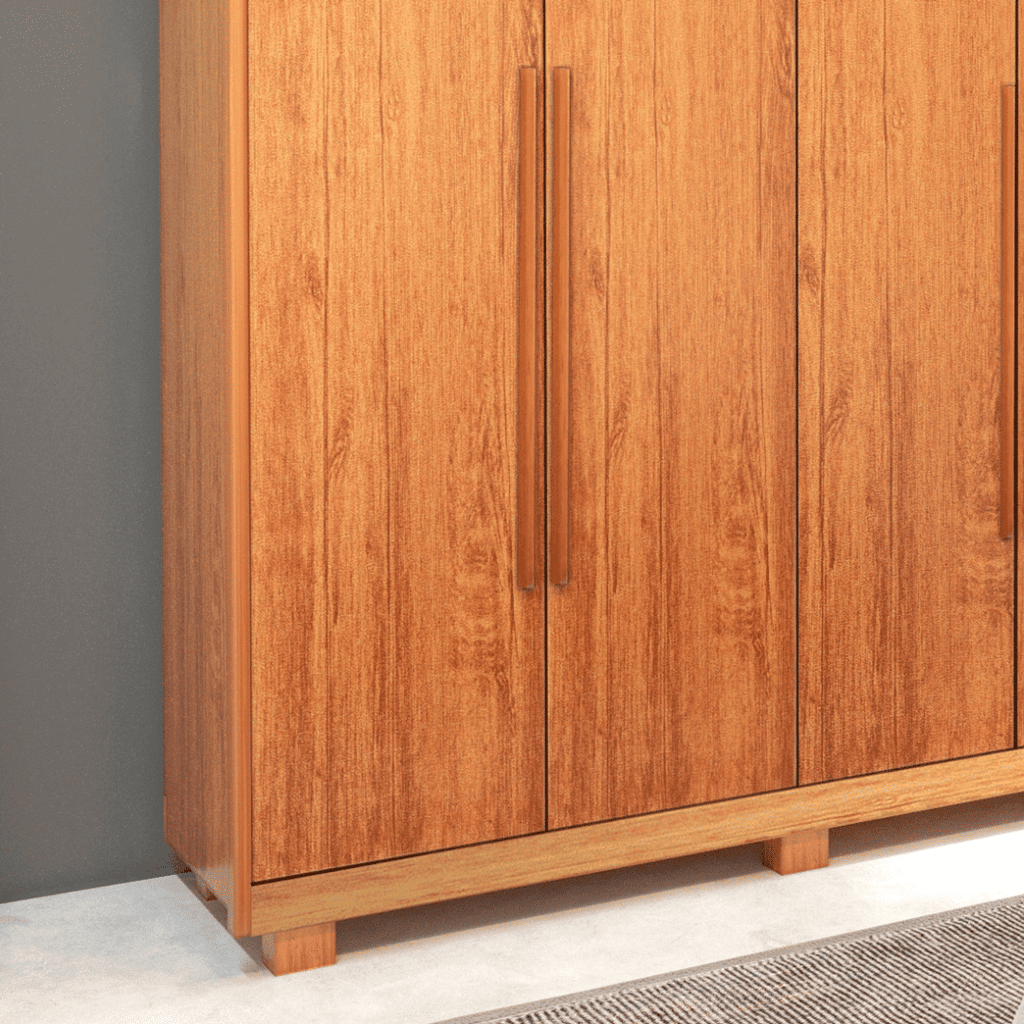 Guarda Roupa Casal Divine Plus 06 portas 100% MDF Naturalle - Bom Pastor Guarda Roupa Casal Divine Plus 06 portas 100% MDF Naturalle - Bom Pastor