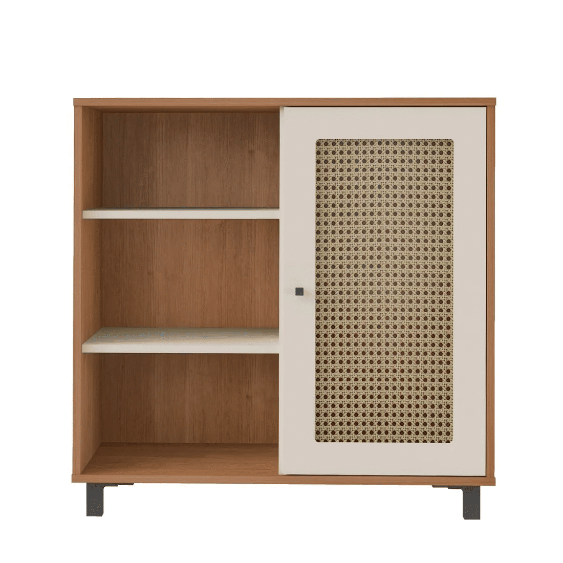 Buffet Charlotte 1 Porta 3 Nichos Cinamomo/Off White – Artely