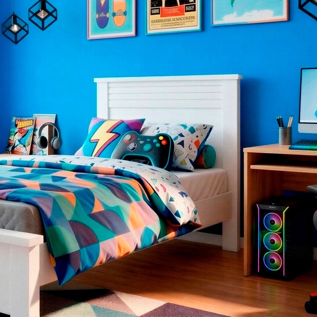 Cama Solteiro Sedan New Plus 100% MDF Painel Ripado Bom Pastor - Branco Cama Solteiro Sedan New Plus 100% MDF Painel Ripado Bom Pastor - Branco