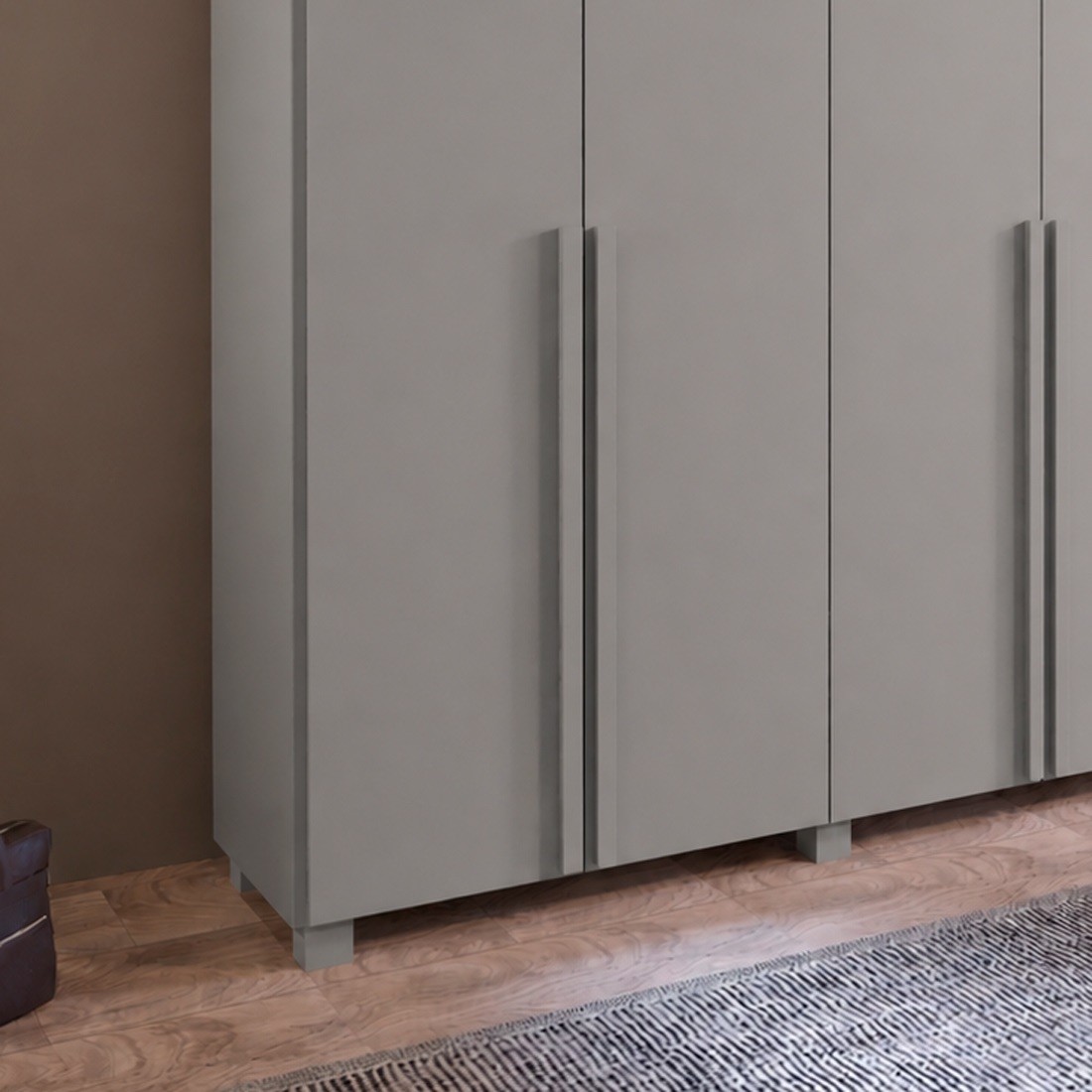 Guarda-roupa Casal 6 Portas 6 Gavetas Versati Bom Pastor 242cm - Bege