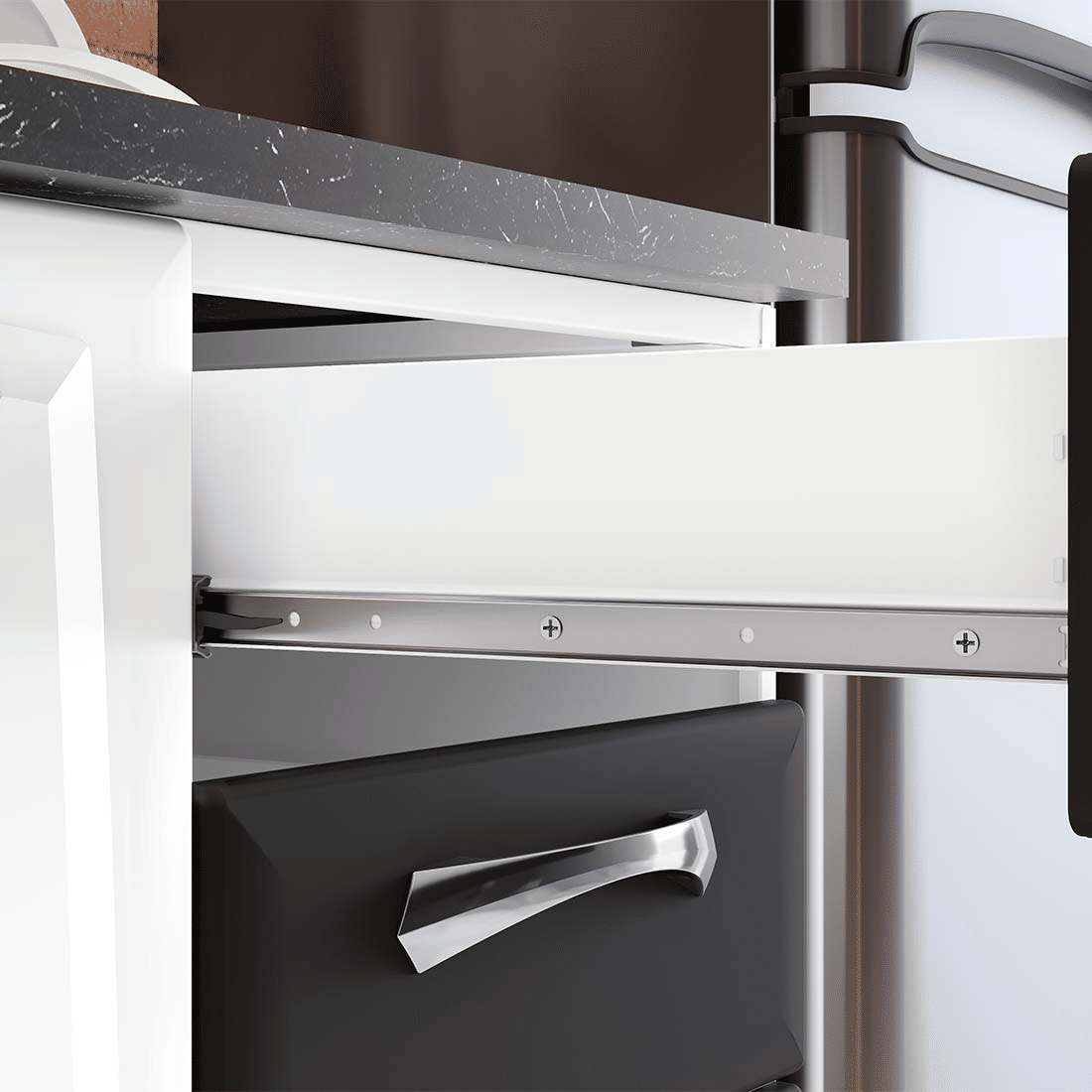 Cozinha em Aço New Premium 2 peças cor Branco - Itatiaia Cozinha em Aço New Premium 2 peças cor Branco - Itatiaia