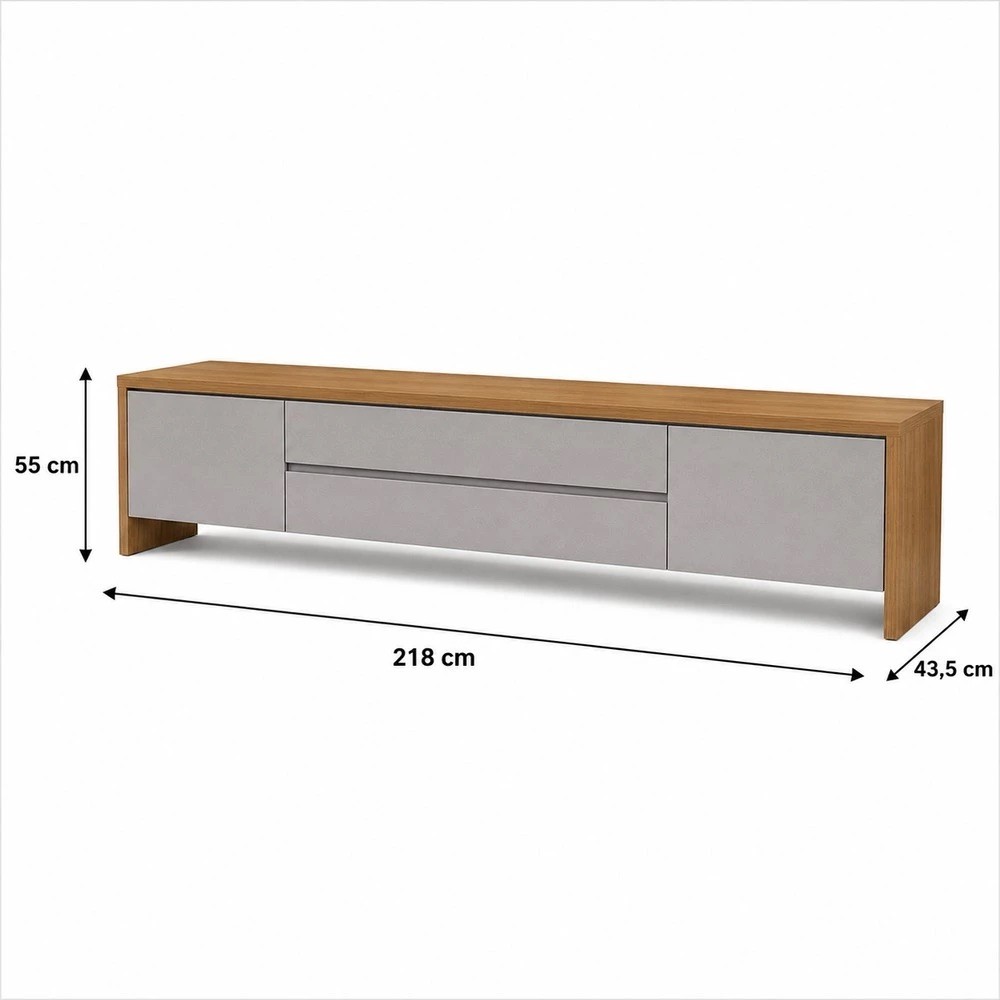 Rack Imcal Nord 2.2 100% MDF Off White/Cinamomo