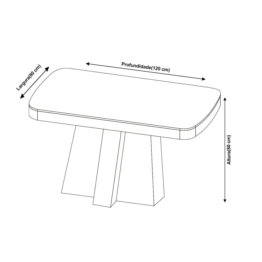 Conjunto Mesa Space 120x80 Tampo de Vidro com 04 cadeiras Fly Luxo NAT2028L - Bom Pastor Conjunto Mesa Space 120x80 Tampo de Vidro com 04 cadeiras Fly Luxo NAT2028L - Bom Pastor
