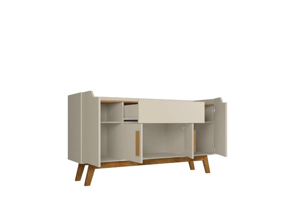 Aparador Buffet Future Off White Cinamomo - Móveis Bechara Aparador Buffet Future Off White Cinamomo - Móveis Bechara