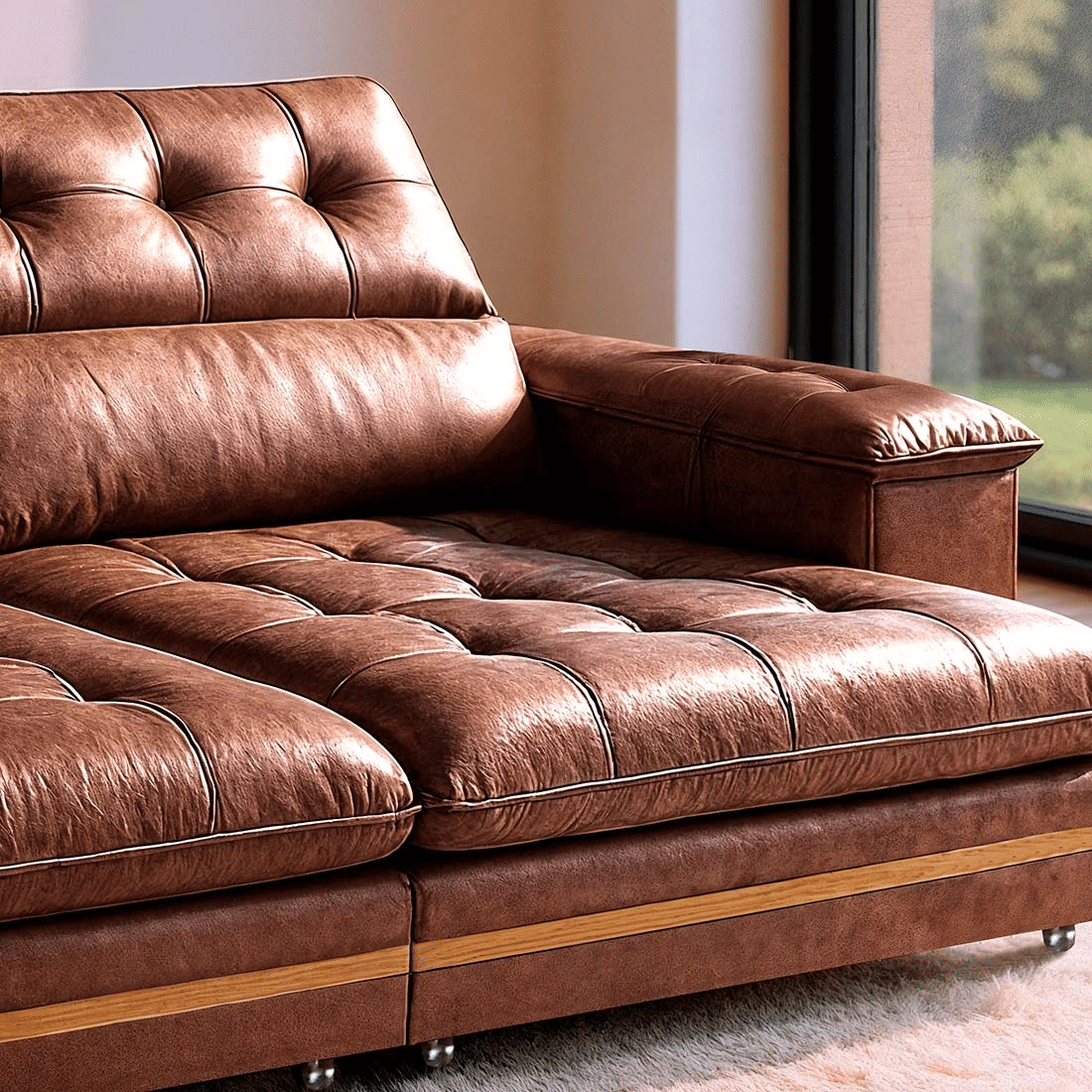 Sofá Retrátil e Reclinável Avila 290cm com Molas 9102 - Bom Pastor