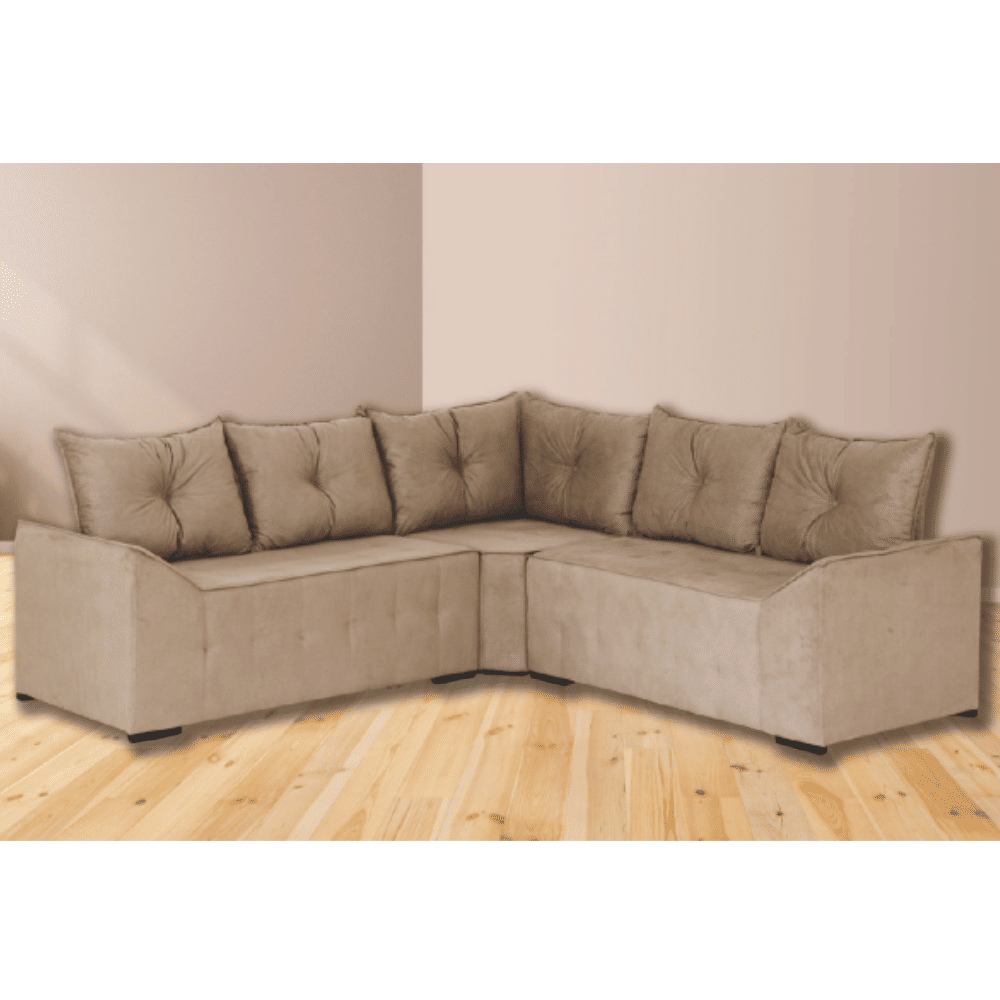 Sofá de Canto Charme Castor Malu Estofados Sofá de Canto Charme Castor Malu Estofados