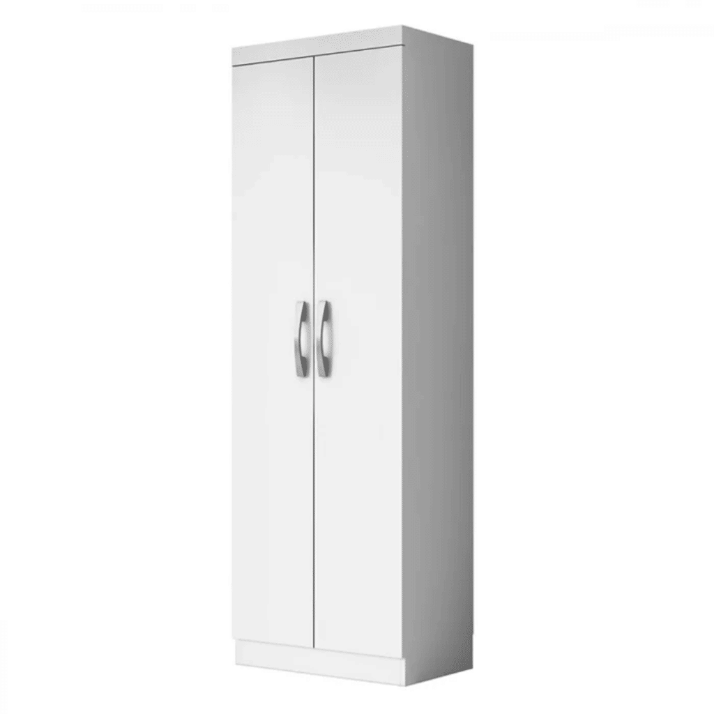 Armário Multiuso 2 Portas New Branco - Aramóveis Armário Multiuso 2 Portas New Branco - Aramóveis